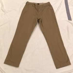 JCrew Sutton Mens Fleece Lined Chinos 34x32